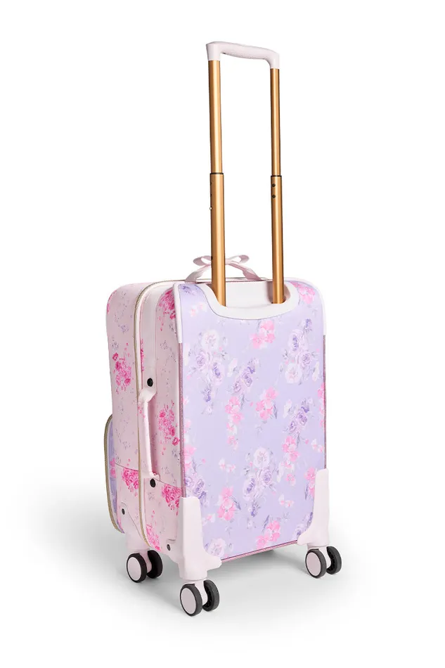 Bags and Travel WomenKids LoveShackFancy State Logan CarryOn Suitcase Happy Thoughts