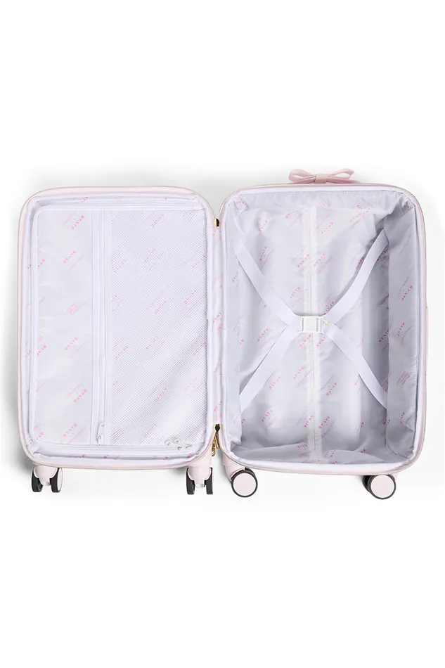 Bags and Travel WomenKids LoveShackFancy State Logan CarryOn Suitcase Happy Thoughts