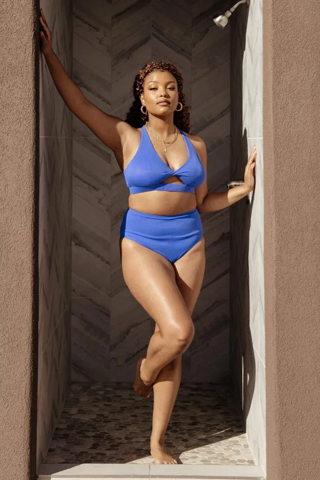 Baltic Born Bikini Women Del Mar Ribbed Bikini Bottom Blue