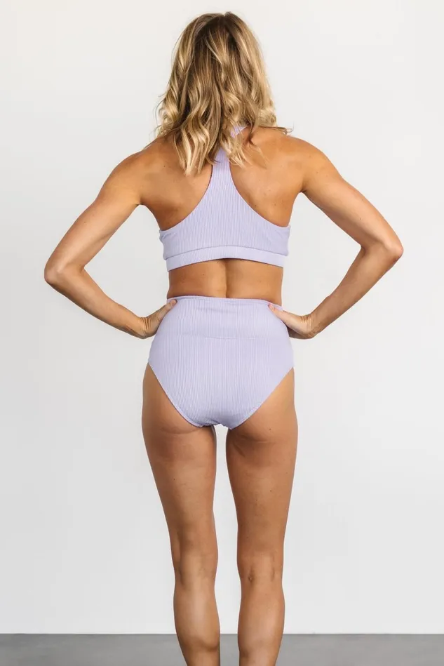 Baltic Born Bikini Women Del Mar Ribbed Bikini Bottom Lilac Baltic Born Bikini Women Del Mar Ribbed Bikini Bottom Lilac