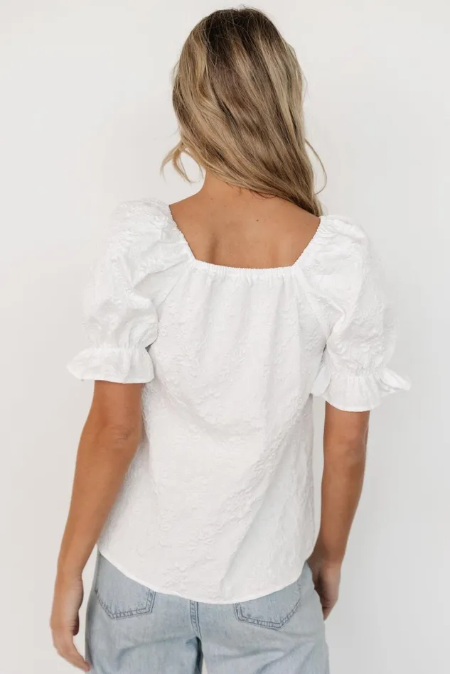 Baltic Born Blouses Shirts Women Dalian Embossed Top Off White Baltic Born Blouses Shirts Women Dalian Embossed Top Off White
