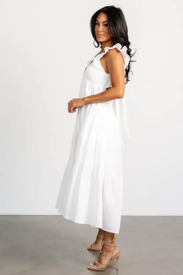 Baltic Born Bridal Women Aria Back Tie Dress Off White Baltic Born Bridal Women Aria Back Tie Dress Off White