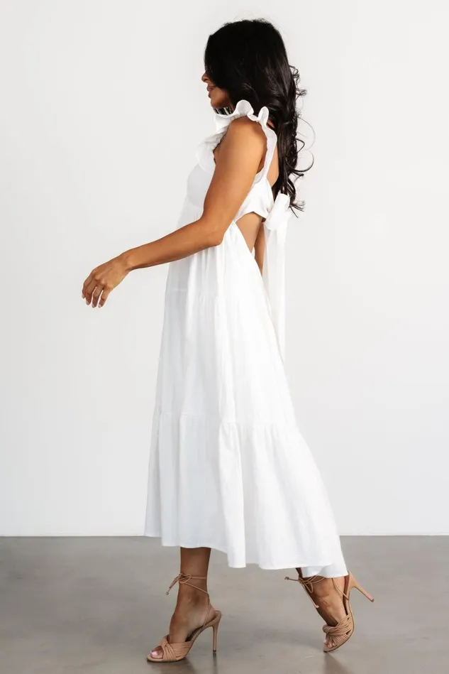Baltic Born Bridal Women Aria Back Tie Dress Off White Baltic Born Bridal Women Aria Back Tie Dress Off White