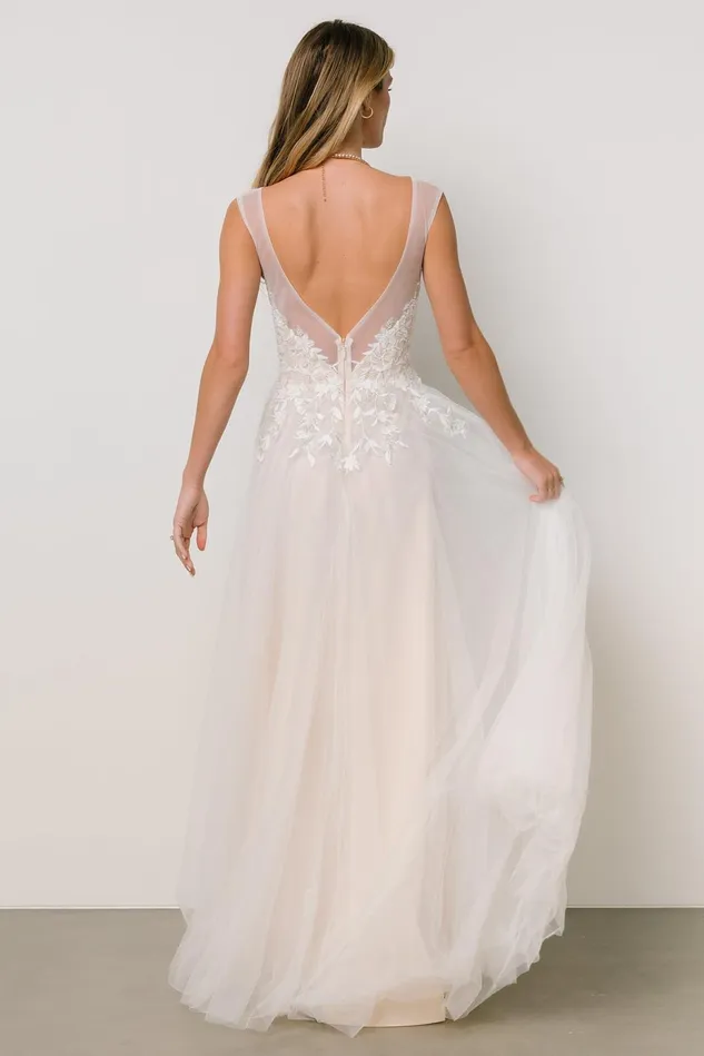 Baltic Born Bridal Women Everlasting Tulle Bridal Gown White Nude Baltic Born Bridal Women Everlasting Tulle Bridal Gown White Nude