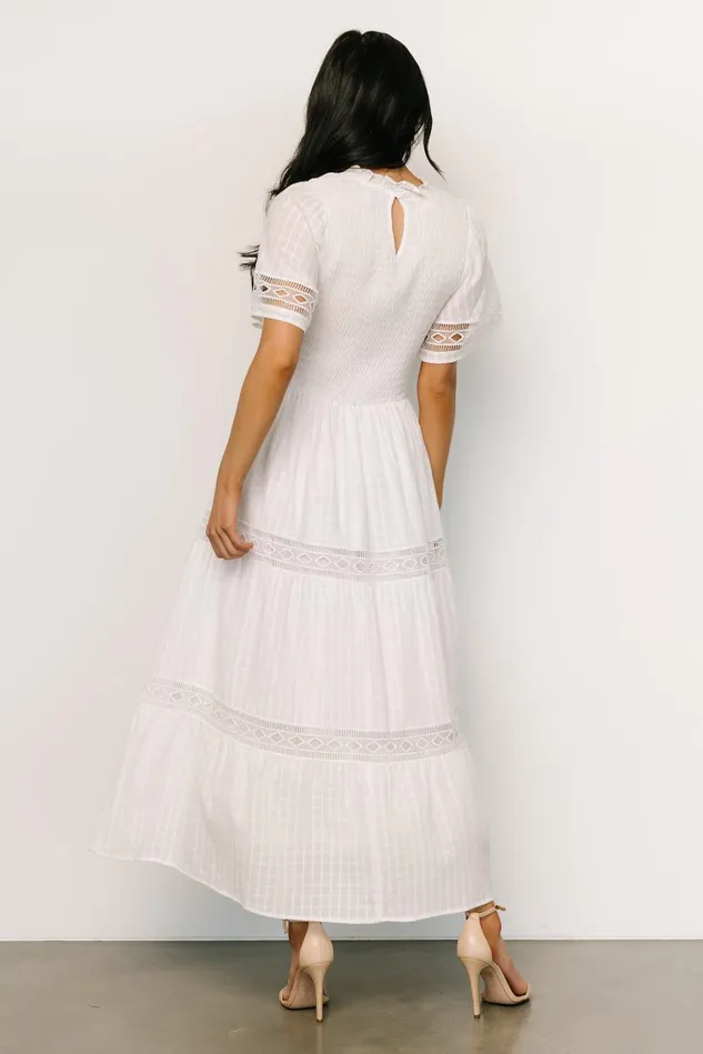 Baltic Born Bridal Women Loveland Geo Lace Maxi Dress Off White Baltic Born Bridal Women Loveland Geo Lace Maxi Dress Off White