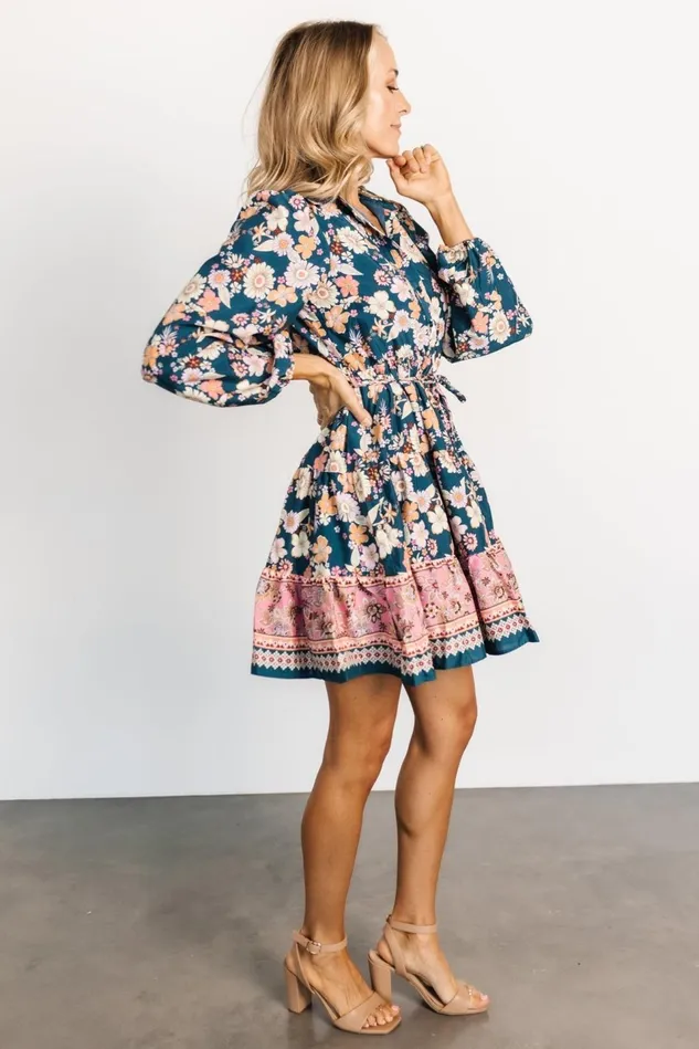Baltic Born Cover Ups Women Jane Short Dress Jade Multi Baltic Born Cover Ups Women Jane Short Dress Jade Multi