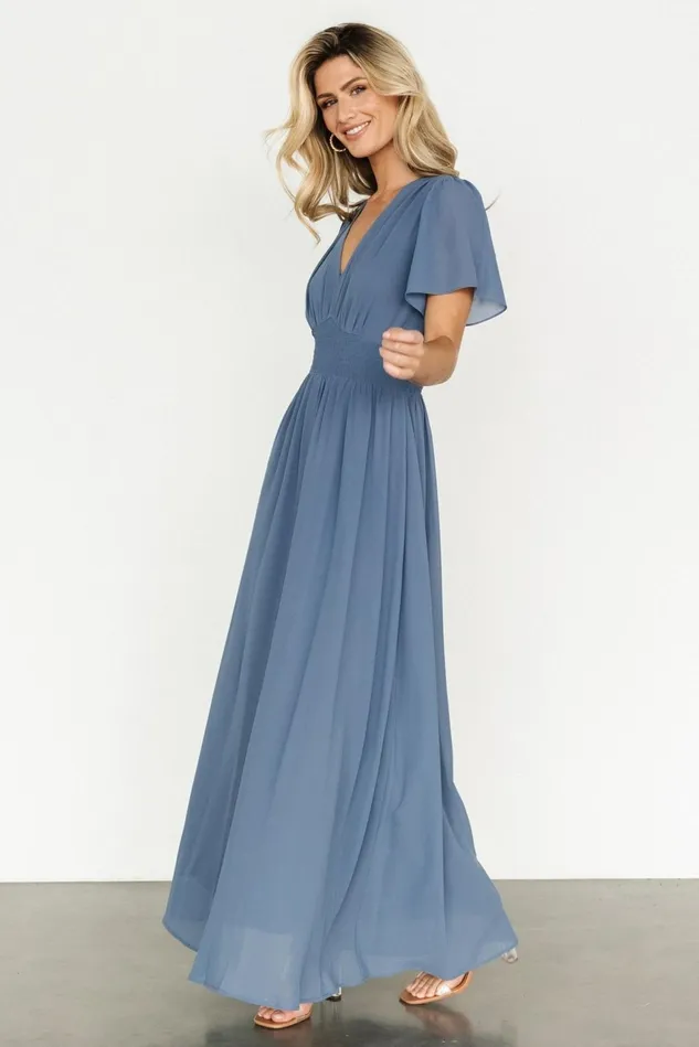 Baltic Born Mother Of The Bride Women Birdie Maxi Dress Whisper Blue Baltic Born Mother Of The Bride Women Birdie Maxi Dress Whisper Blue