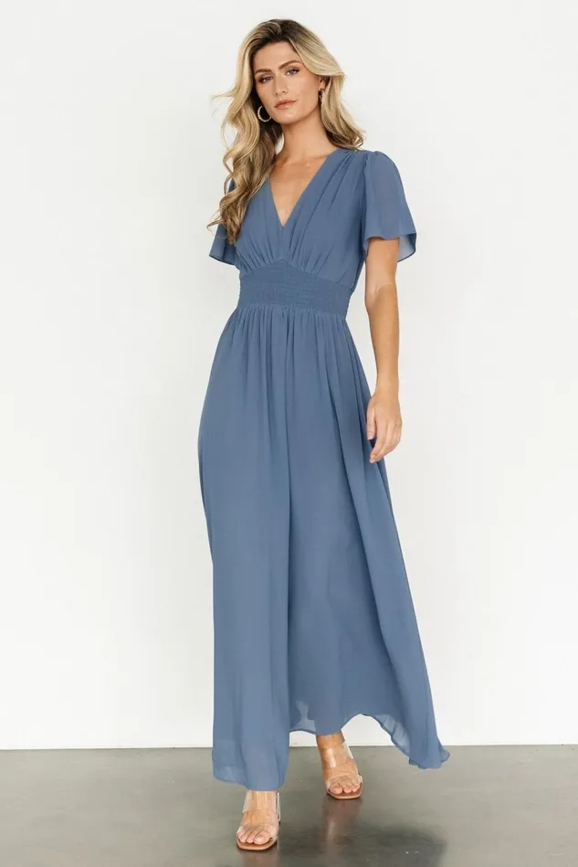 Baltic Born Mother Of The Bride Women Birdie Maxi Dress Whisper Blue Baltic Born Mother Of The Bride Women Birdie Maxi Dress Whisper Blue