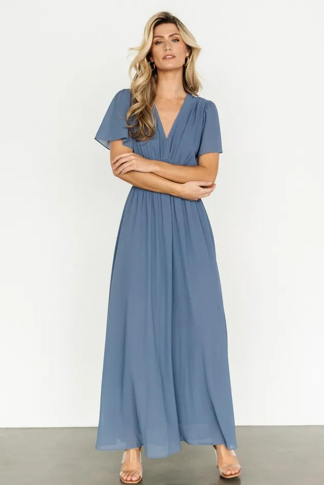 Baltic Born Mother Of The Bride Women Birdie Maxi Dress Whisper Blue Baltic Born Mother Of The Bride Women Birdie Maxi Dress Whisper Blue