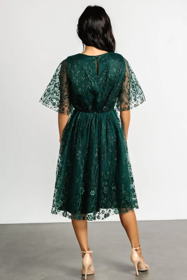 Baltic Born Mother Of The Bride Women Duchess Tulle Dress Dark Green Sparkle Baltic Born Mother Of The Bride Women Duchess Tulle Dress Dark Green Sparkle