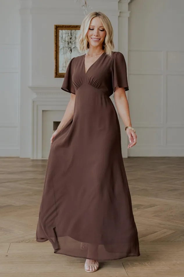 Baltic Born Mother Of The Bride Women Esti Maxi Dress Espresso Baltic Born Mother Of The Bride Women Esti Maxi Dress Espresso