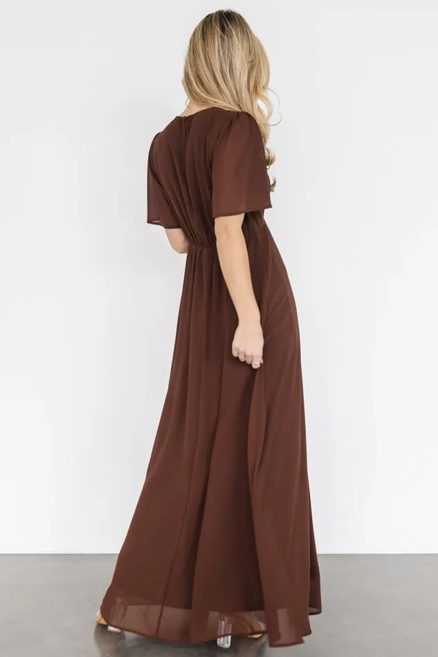 Baltic Born Mother Of The Bride Women Esti Maxi Dress Espresso Baltic Born Mother Of The Bride Women Esti Maxi Dress Espresso