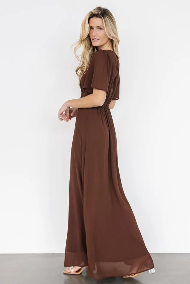 Baltic Born Mother Of The Bride Women Esti Maxi Dress Espresso Baltic Born Mother Of The Bride Women Esti Maxi Dress Espresso