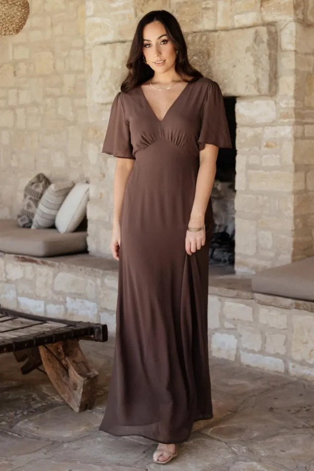 Baltic Born Mother Of The Bride Women Esti Maxi Dress Espresso Baltic Born Mother Of The Bride Women Esti Maxi Dress Espresso