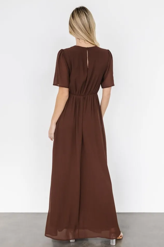 Baltic Born Mother Of The Bride Women Esti Maxi Dress Espresso Baltic Born Mother Of The Bride Women Esti Maxi Dress Espresso