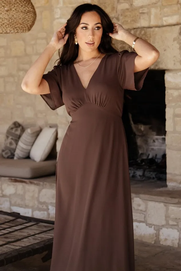 Baltic Born Mother Of The Bride Women Esti Maxi Dress Espresso Baltic Born Mother Of The Bride Women Esti Maxi Dress Espresso