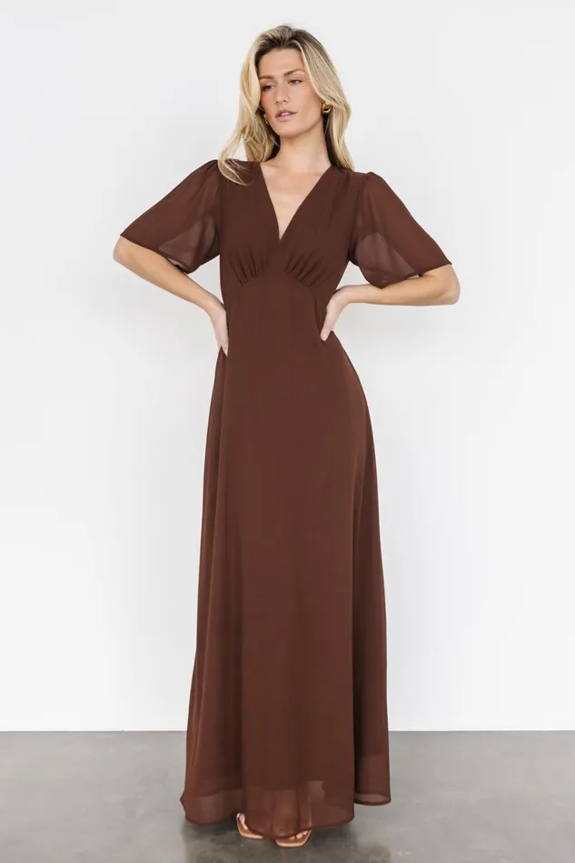 Baltic Born Mother Of The Bride Women Esti Maxi Dress Espresso Baltic Born Mother Of The Bride Women Esti Maxi Dress Espresso