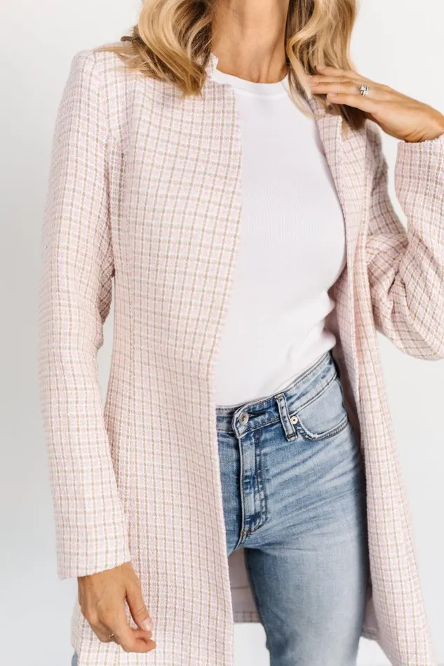 Baltic Born Outerwear Women Fanny Plaid Jacket Pink Baltic Born Outerwear Women Fanny Plaid Jacket Pink