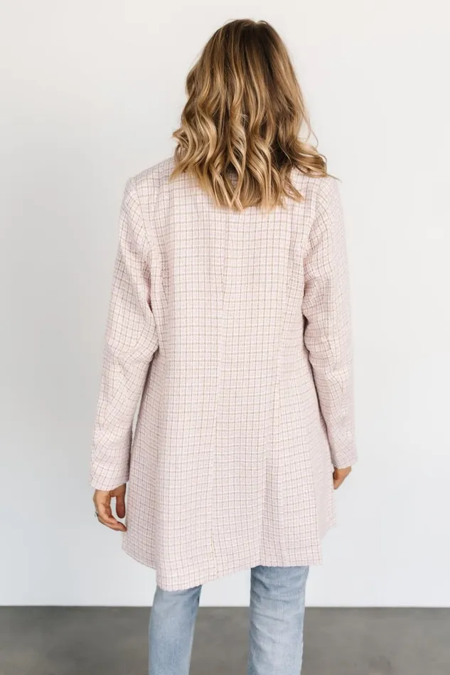 Baltic Born Outerwear Women Fanny Plaid Jacket Pink Baltic Born Outerwear Women Fanny Plaid Jacket Pink