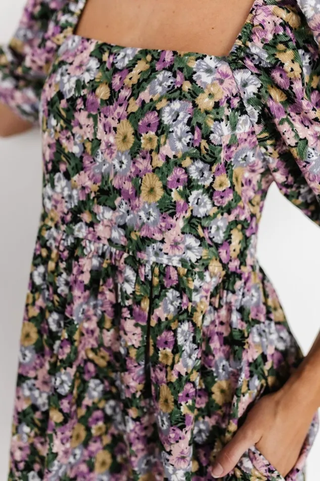 Baltic Born Short Dresses Women Joyce Corduroy Dress Multi Baltic Born Short Dresses Women Joyce Corduroy Dress Multi