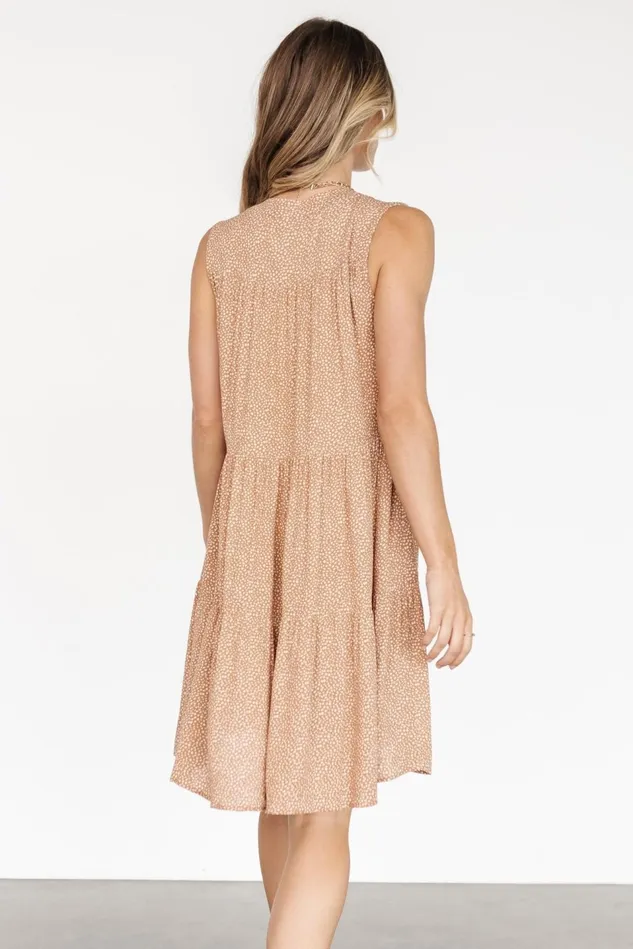 Baltic Born Short Dresses Women Malone Button Down Short Dress Camel Baltic Born Short Dresses Women Malone Button Down Short Dress Camel