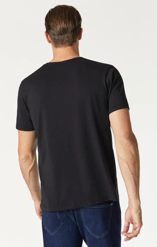 Basic Crew Neck TShirt In Black Men Mavi Jeans TShirts Basic Crew Neck TShirt In Black Men Mavi Jeans TShirts