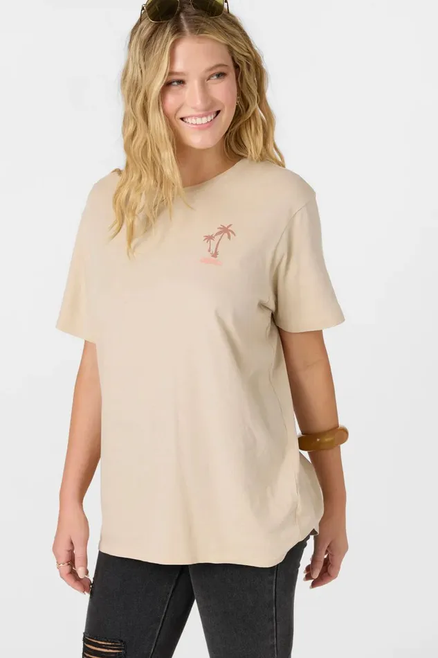 BEACHSIDE BLISS TEE Cement Women O039NEILL Clothing