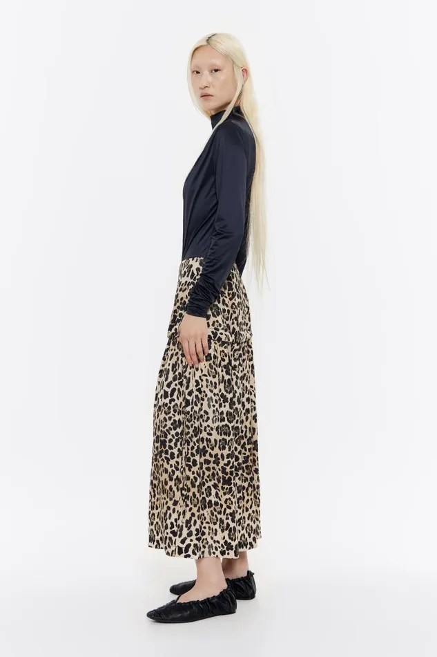 Beige Leopard Aline Skirt Leopard Beige Women Bimba Y Lola Animal Print Beige Leopard Aline Skirt Leopard Beige Women Bimba Y Lola Animal Print