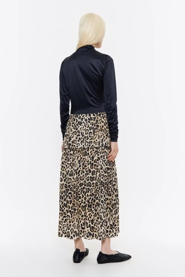 Beige Leopard Aline Skirt Leopard Beige Women Bimba Y Lola Animal Print Beige Leopard Aline Skirt Leopard Beige Women Bimba Y Lola Animal Print