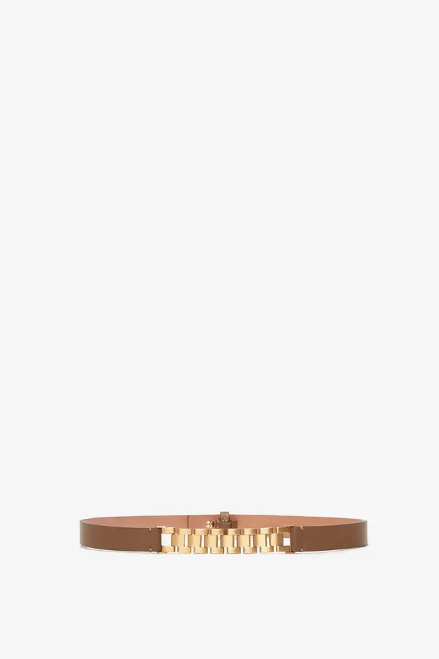 Belts Women Victoria Beckham Watch Strap Detail Belt In KhakiBrown