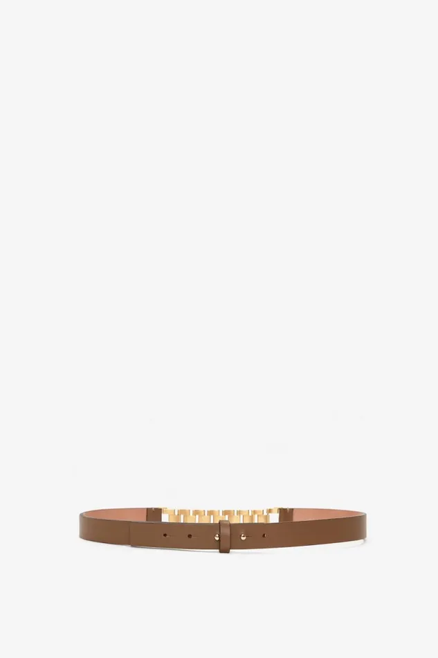 Belts Women Victoria Beckham Watch Strap Detail Belt In KhakiBrown