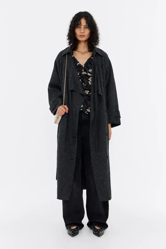 Black Carnation Ruched Mini Dress Carnation Women Bimba Y Lola Shirts Black Carnation Ruched Mini Dress Carnation Women Bimba Y Lola Shirts