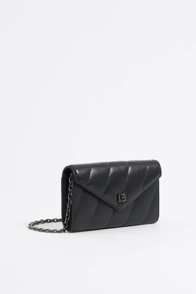 Black Leather Mini Bag Black Women Bimba Y Lola Mini Bags