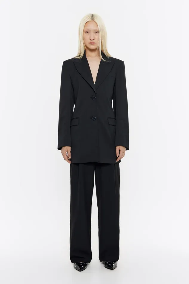 Black Tailored Jacket Black Women Bimba Y Lola Jackets And Blazers