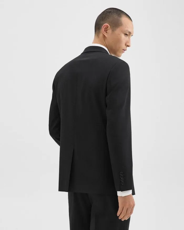 Blazers Jackets Men Theory Chambers Blazer In Stretch Wool Black Blazers Jackets Men Theory Chambers Blazer In Stretch Wool Black