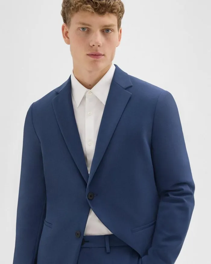 Blazers Jackets Men Theory Clinton Blazer In Precision Ponte Deep Atlantic Blazers Jackets Men Theory Clinton Blazer In Precision Ponte Deep Atlantic