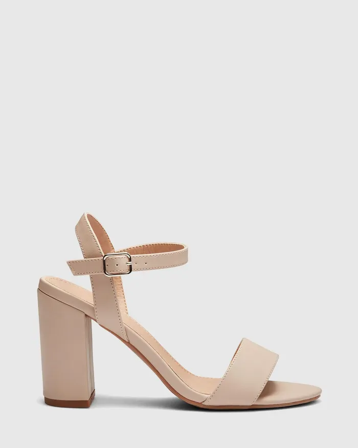 Block Heels NOVO Shoes Women MILLS Nude