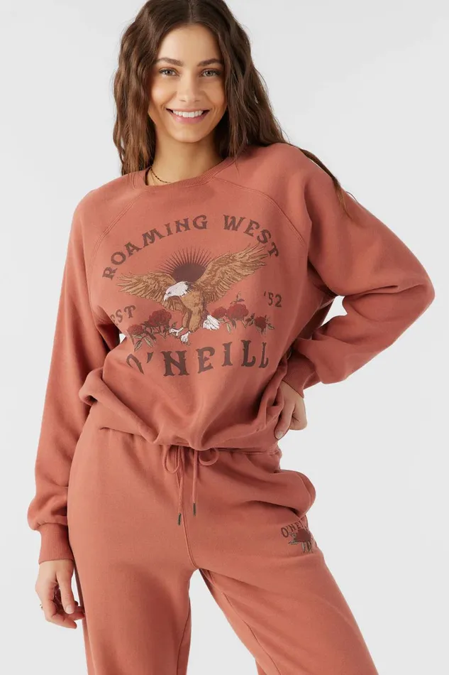 BOARDWALK CREWNECK FLEECE Cedar Wood Women O039NEILL Collections