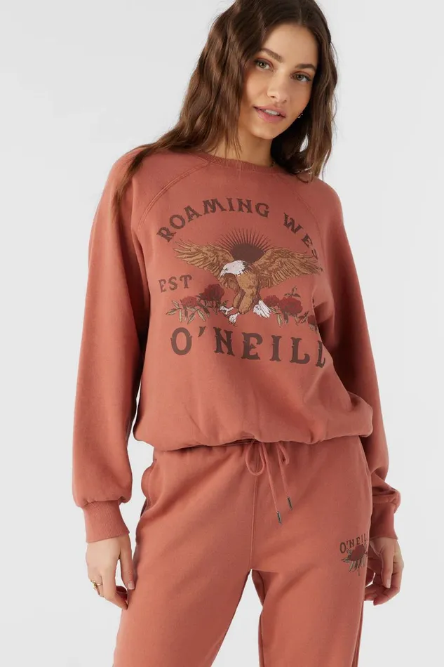 BOARDWALK CREWNECK FLEECE Cedar Wood Women O039NEILL Collections