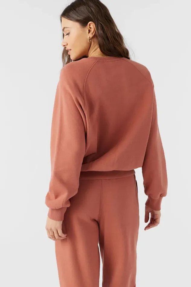 BOARDWALK CREWNECK FLEECE Cedar Wood Women O039NEILL Collections