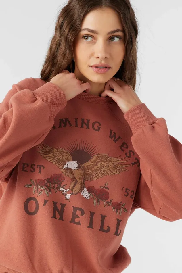 BOARDWALK CREWNECK FLEECE Cedar Wood Women O039NEILL Collections
