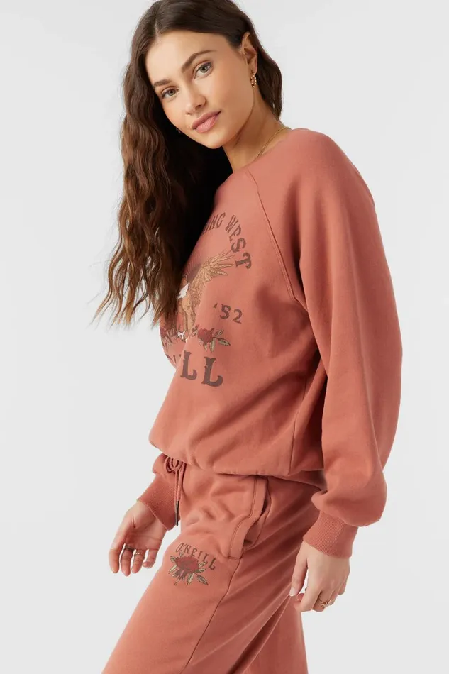 BOARDWALK CREWNECK FLEECE Cedar Wood Women O039NEILL Collections