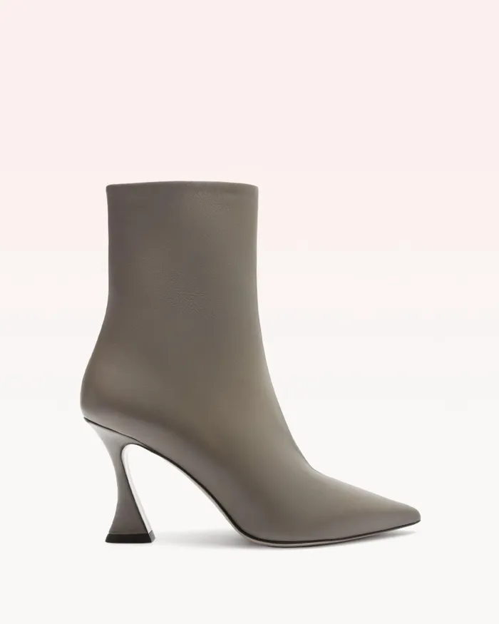 Boots Women Alexandre Birman Bell Bootie 85 White and Ice 8211 Pointed Toe Boots 8211 Luxury Leather Boots White andamp Ice Boots Women Alexandre Birman Bell Bootie 85 White and Ice 8211 Pointed Toe Boots 8211 Luxury Leather Boots White andamp Ice