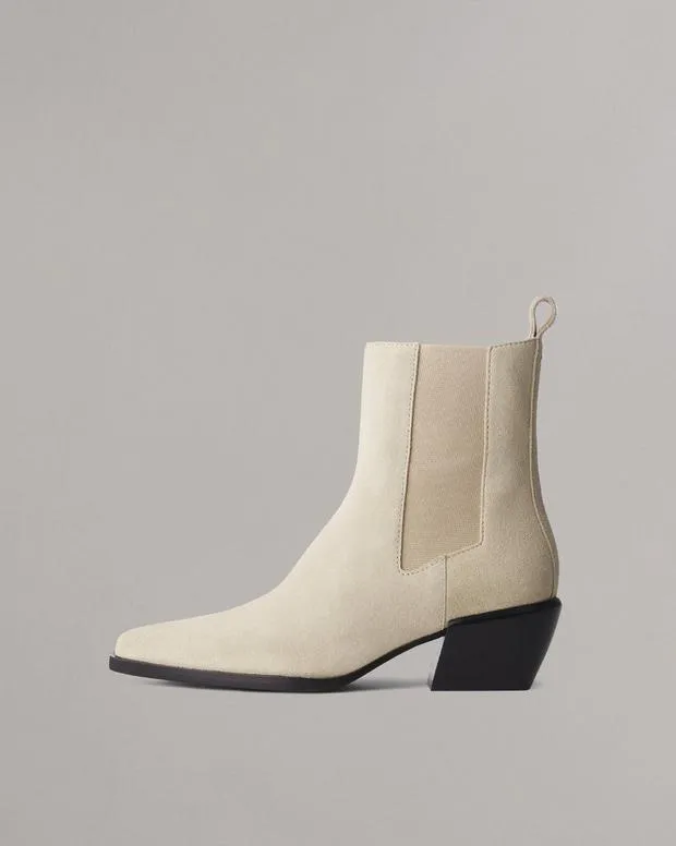 Boots Women Rag and Bone Joni Suede Chelsea Boot Light Sand Suede