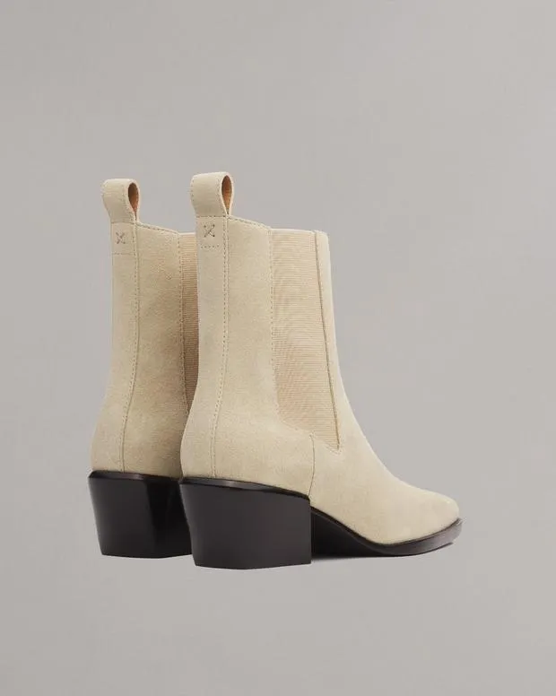 Boots Women Rag and Bone Joni Suede Chelsea Boot Light Sand Suede