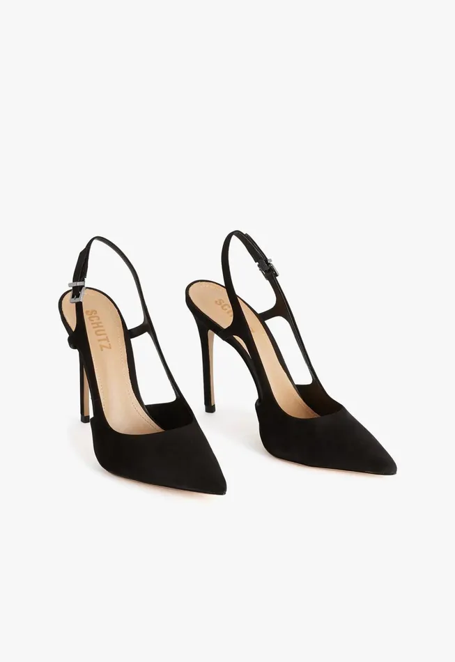 Boris Slingback Pump Black Women Schutz Shoes