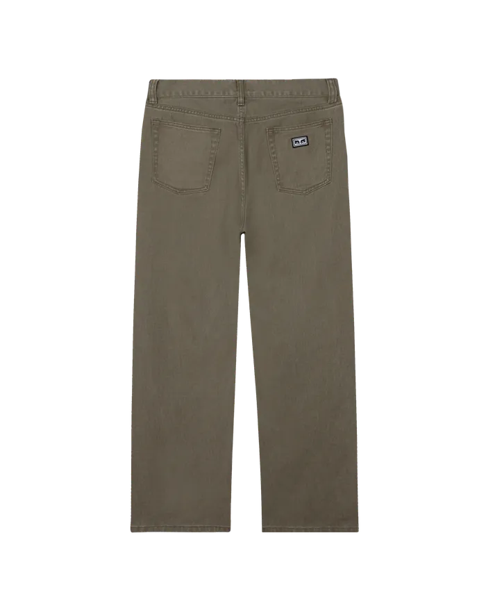 BOTTOMS HARDWORK DENIM Tea Leaf Faded Wash OBEY Clothing Men