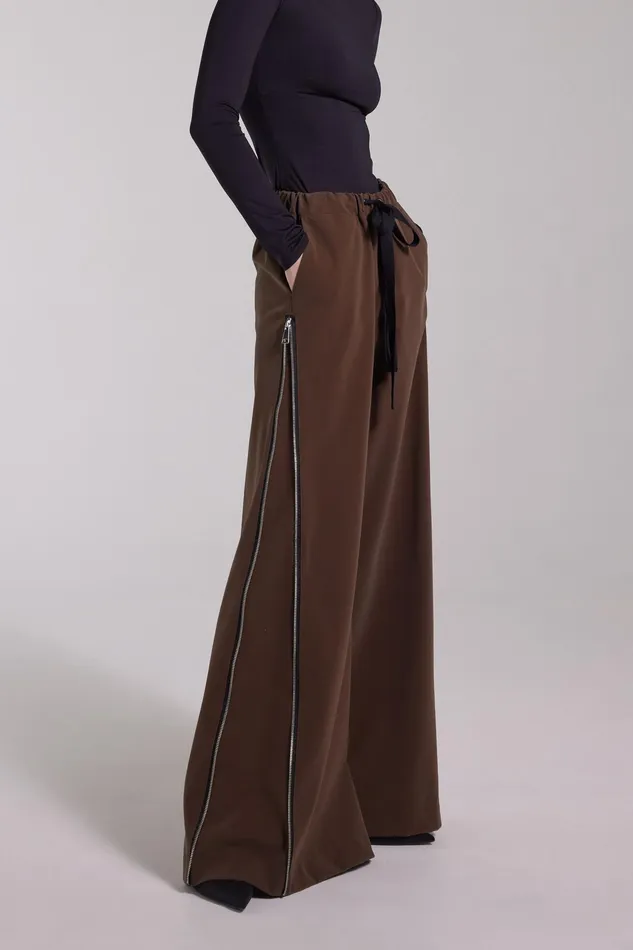 Bottoms Women Stutterheim Karla Trousers Dark Brown