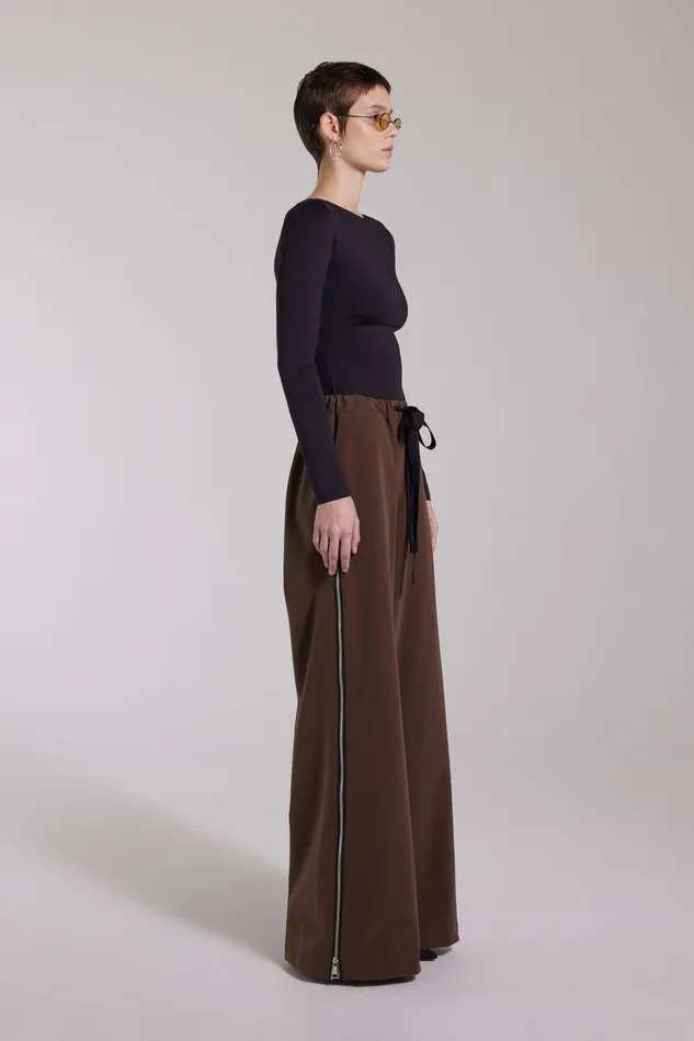Bottoms Women Stutterheim Karla Trousers Dark Brown