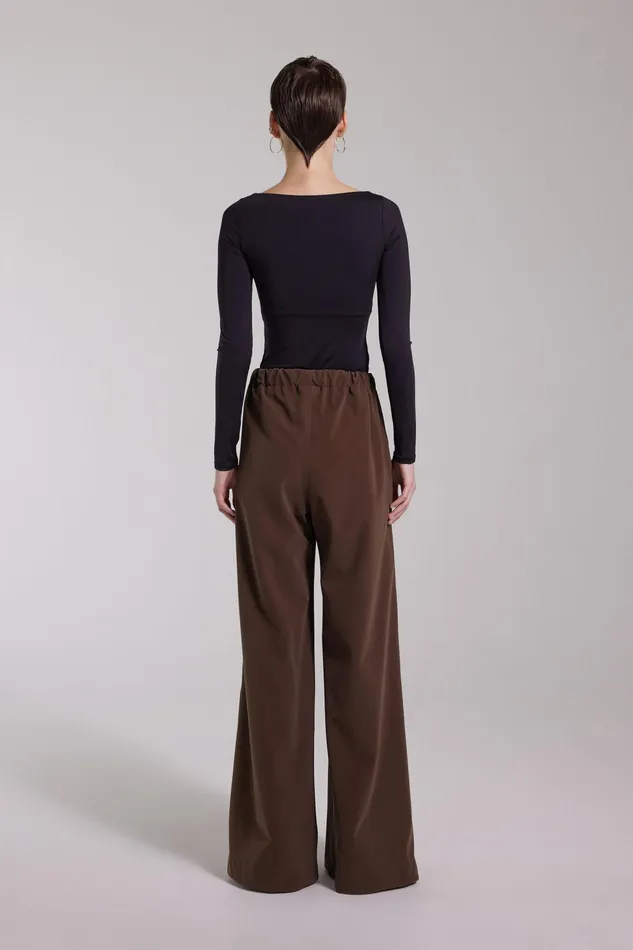 Bottoms Women Stutterheim Karla Trousers Dark Brown